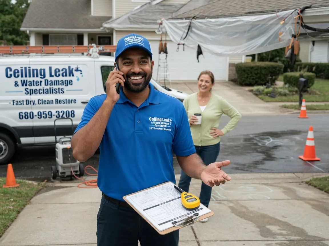 Ceiling Leak Cleanup Wanblee, SD FAQs